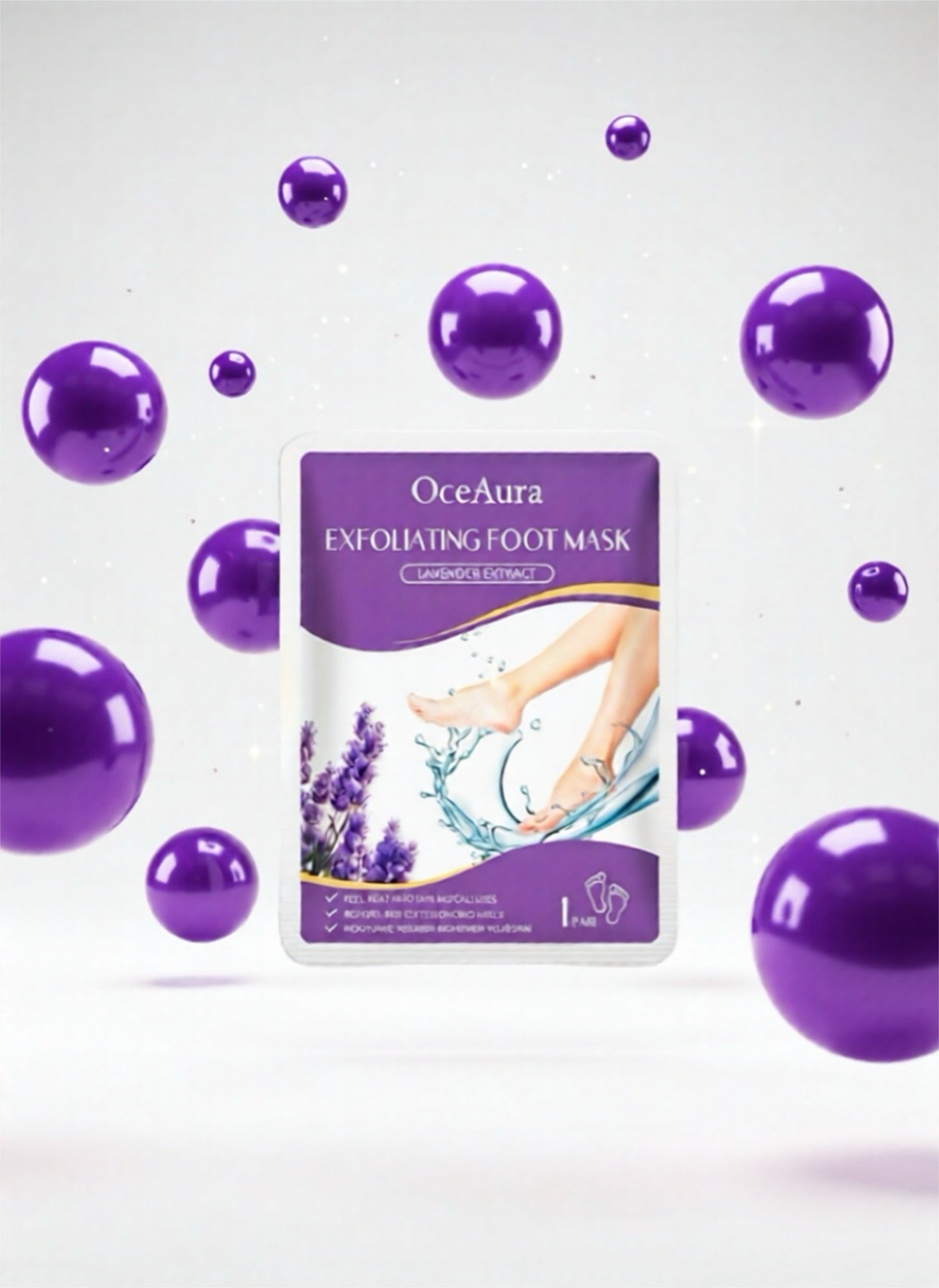 Exfoliating Foot Renew Mask – Lavender